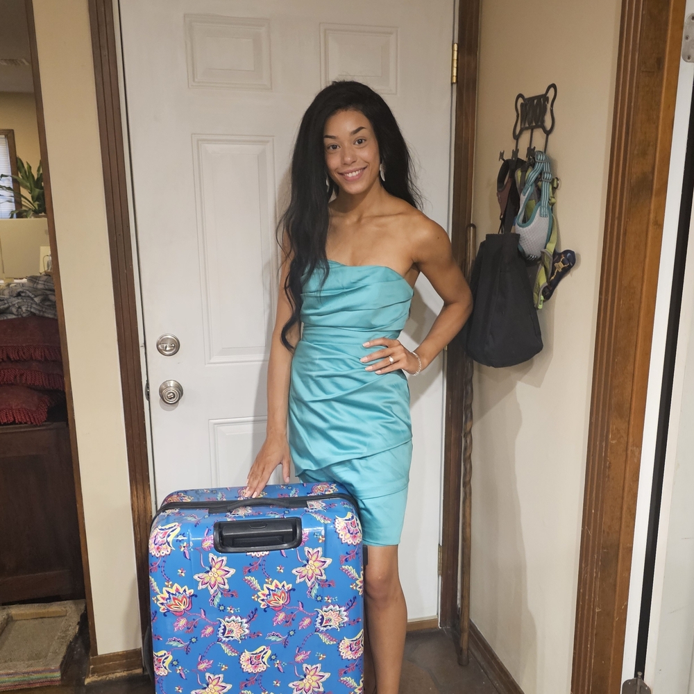 Turquoise Strapless